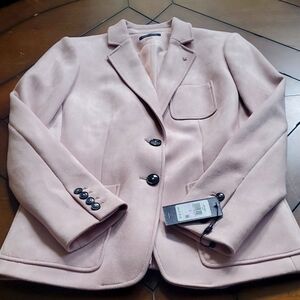 Tommy Hilfiger Pink Suede Blazer Size 6